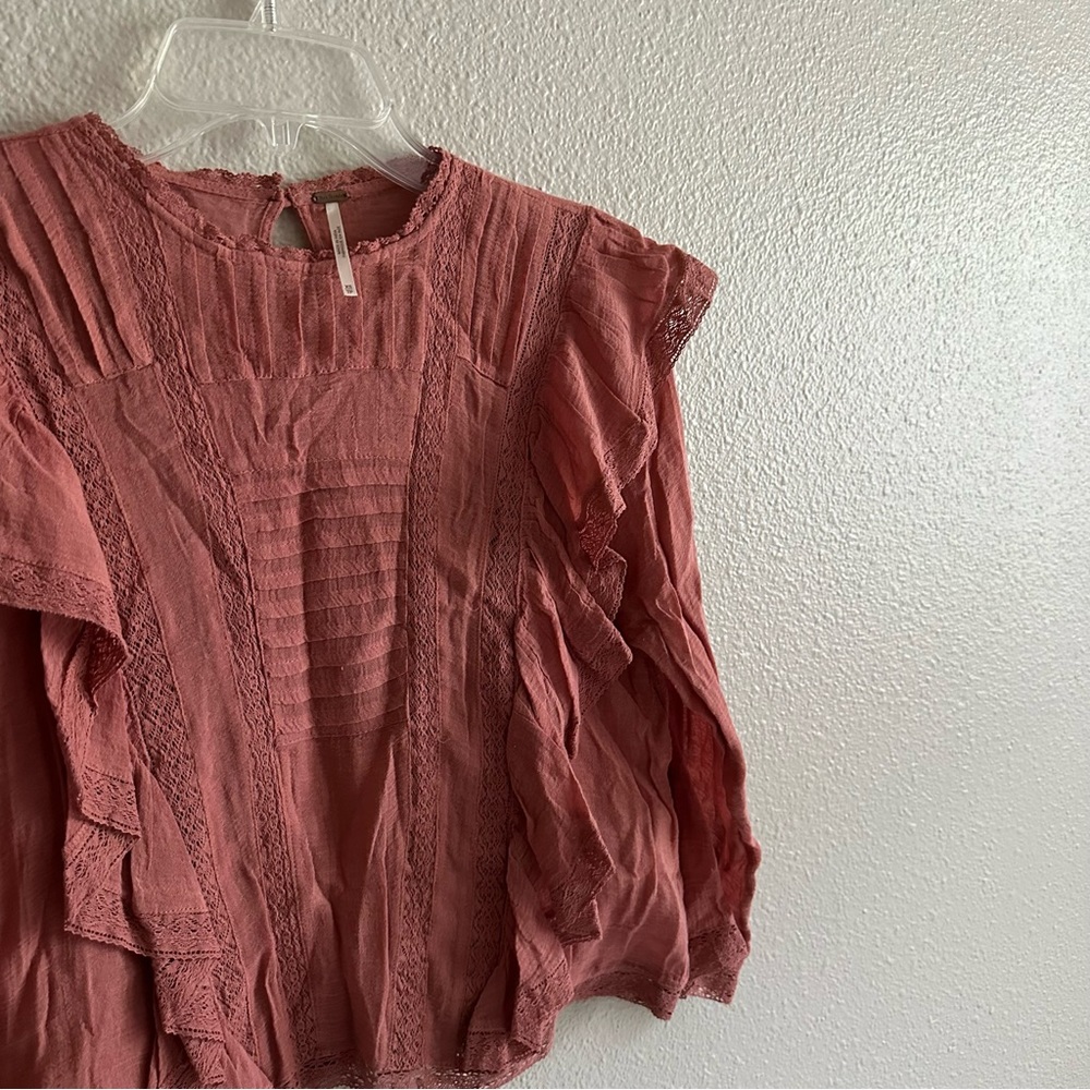 Free people pink top